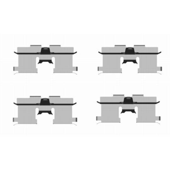 8DZ 355 203-961 - Accessory Kit, disc brake pad 