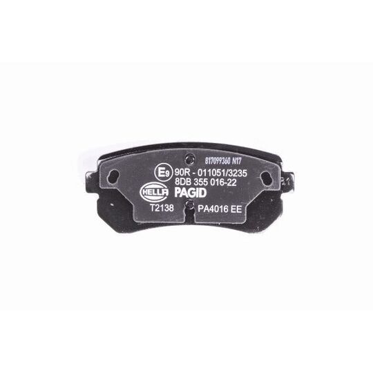 8DB 355 016-221 - Brake Pad Set, disc brake 