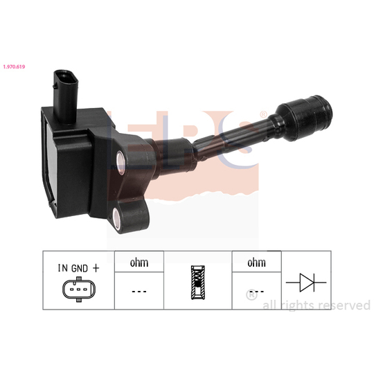 1.970.619 - Ignition coil 