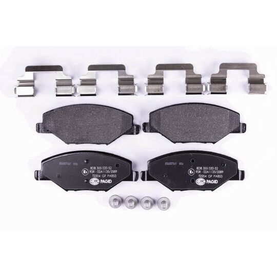 8DB 355 020-521 - Brake Pad Set, disc brake 