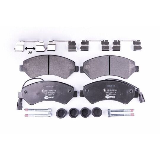 8DB 355 019-901 - Brake Pad Set, disc brake 