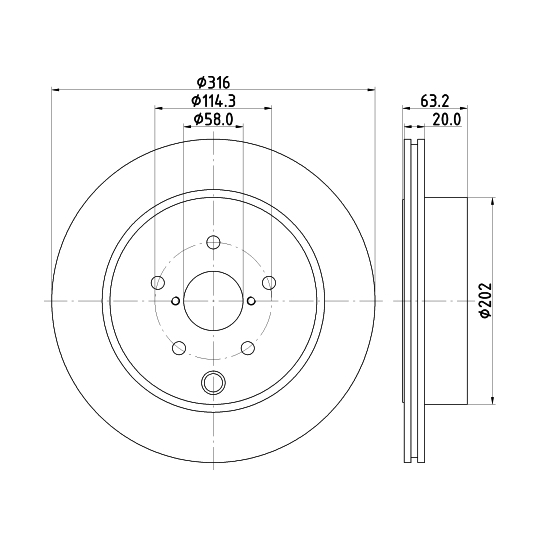 8DD 355 118-451 - Brake Disc 