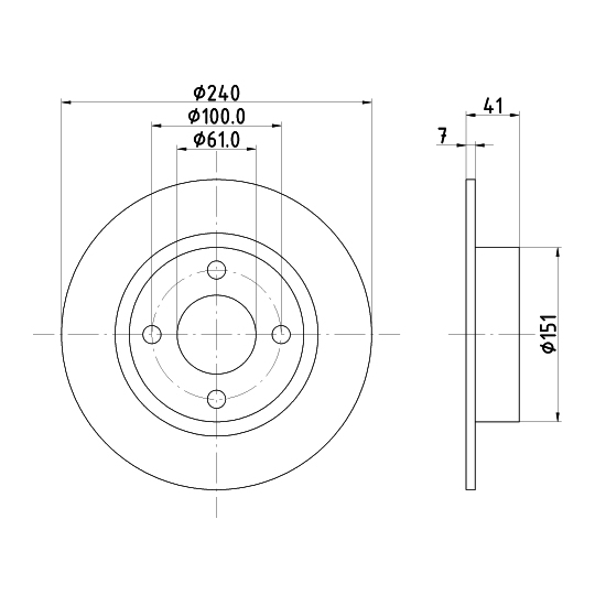 8DD 355 106-461 - Brake Disc 