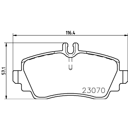 8DB 355 018-311 - Piduriklotsi komplekt,ketaspidur 