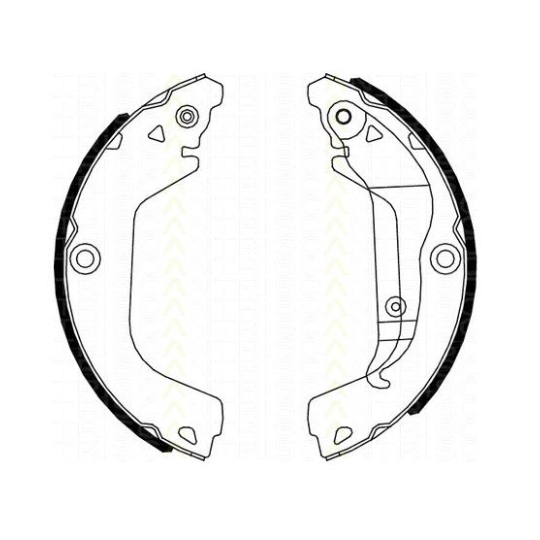 8DB 355 022-391 - Brake Shoe Set 