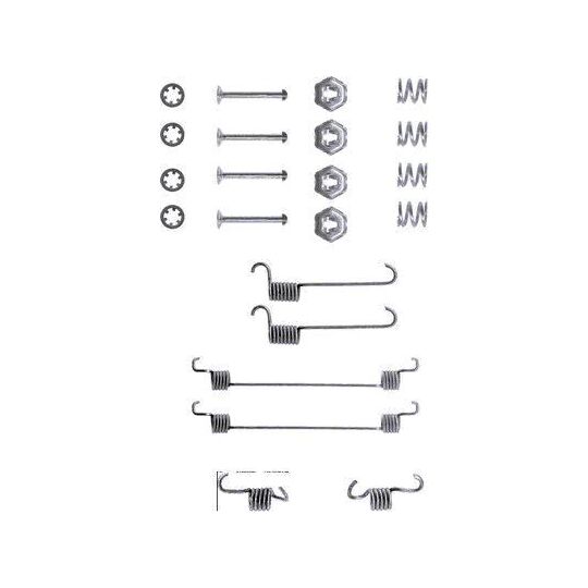 8DZ 355 200-061 - Accessory Kit, brake shoes 