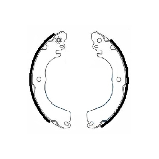 8DB 355 022-311 - Brake Shoe Set 