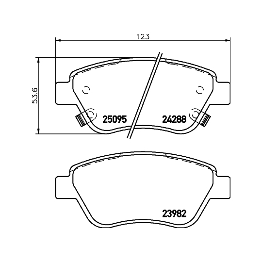 8DB 355 015-441 - Brake Pad Set, disc brake 