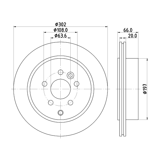 8DD 355 118-921 - Bromsskiva 