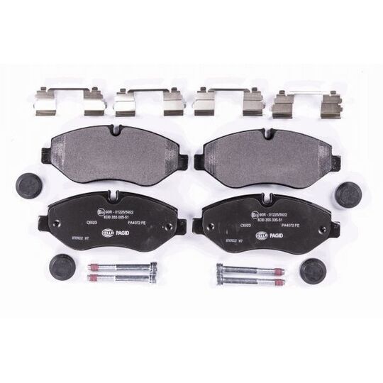 8DB 355 005-511 - Brake Pad Set, disc brake 