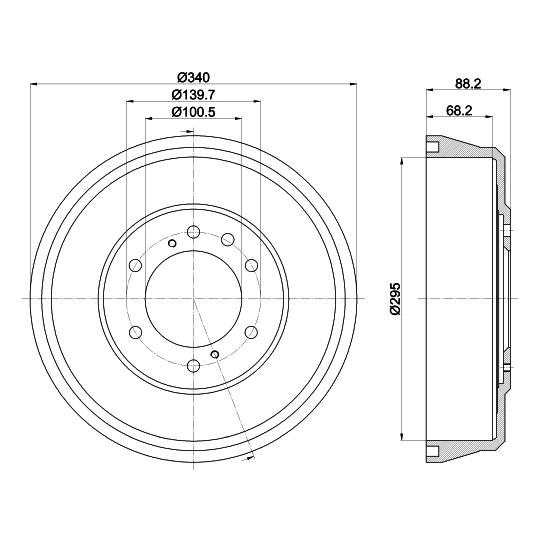 8DT 355 302-621 - Piduritrummel 