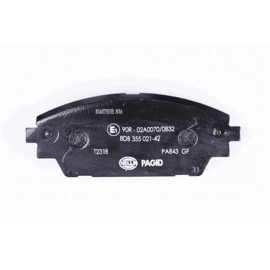 8DB 355 021-421 - Brake Pad Set, disc brake 