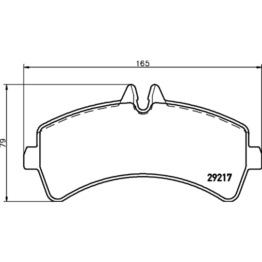 8DB 355 005-541 - Brake Pad Set, disc brake 