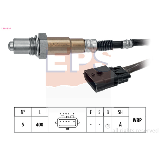 1.998.516 - Lambda Sensor 