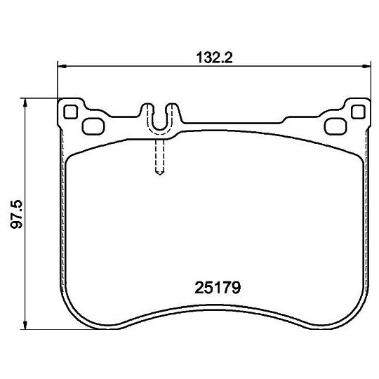 8DB 355 021-211 - Brake Pad Set, disc brake 