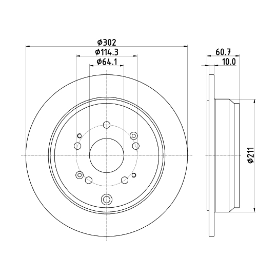 8DD 355 119-221 - Brake Disc 