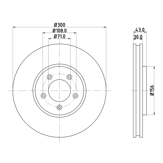 8DD 355 106-821 - Brake Disc 