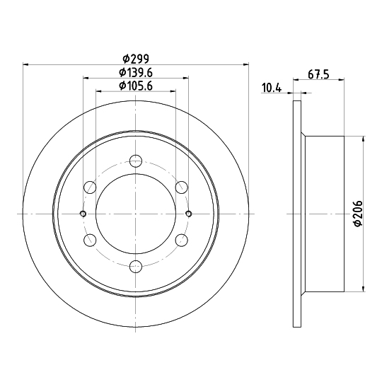 8DD 355 112-001 - Brake Disc 