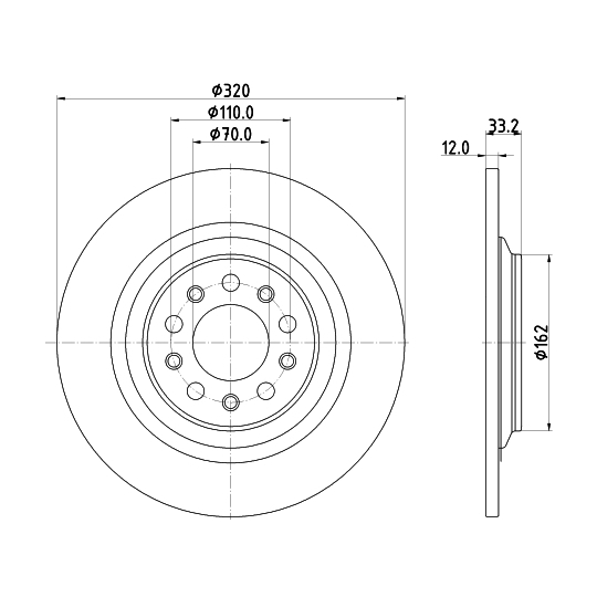 8DD 355 132-101 - Brake Disc 