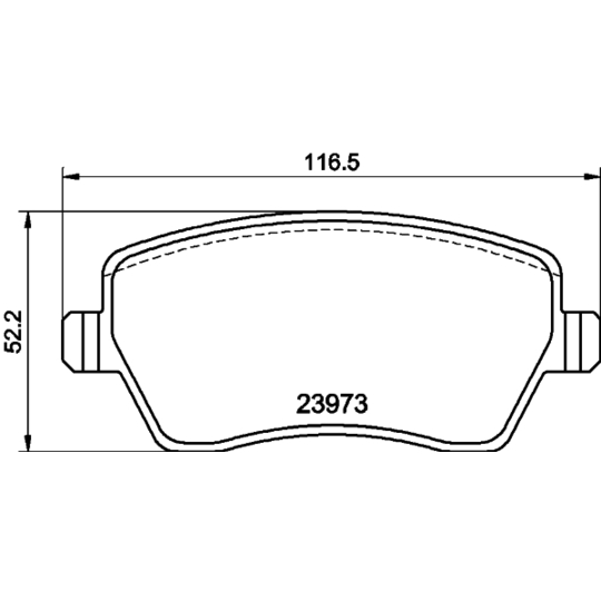 8DB 355 010-851 - Brake Pad Set, disc brake 