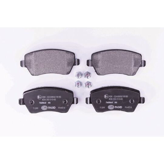 8DB 355 010-851 - Brake Pad Set, disc brake 