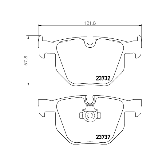 8DB 355 010-471 - Brake Pad Set, disc brake 