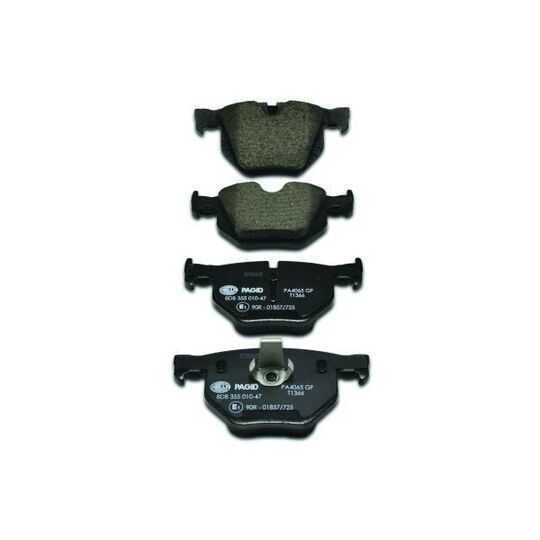 8DB 355 010-471 - Brake Pad Set, disc brake 