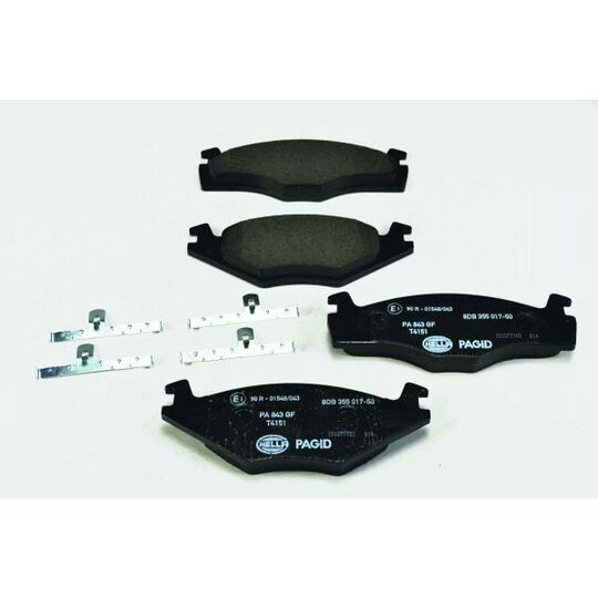 8DB 355 017-501 - Brake Pad Set, disc brake 