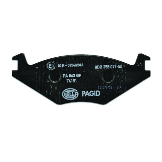 8DB 355 017-501 - Brake Pad Set, disc brake 