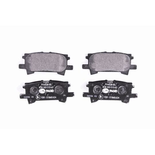 8DB 355 010-621 - Brake Pad Set, disc brake 