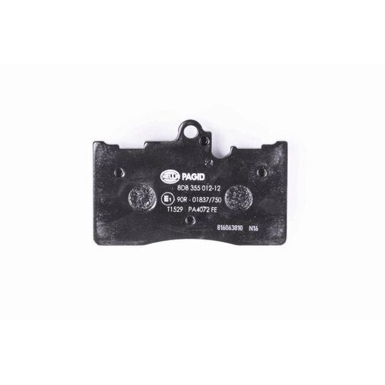 8DB 355 012-121 - Brake Pad Set, disc brake 