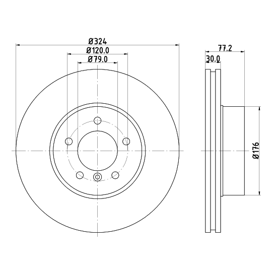 8DD 355 109-921 - Brake Disc 