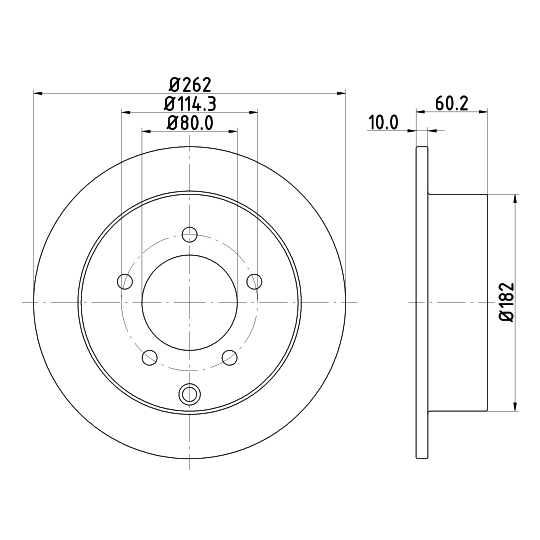 8DD 355 119-181 - Brake Disc 