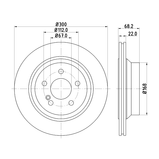 8DD 355 108-861 - Brake Disc 