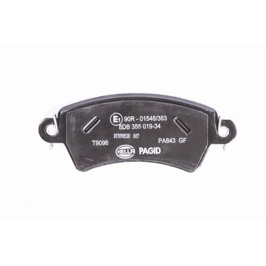 8DB 355 019-341 - Brake Pad Set, disc brake 