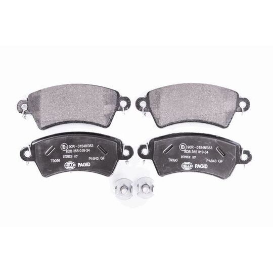 8DB 355 019-341 - Brake Pad Set, disc brake 