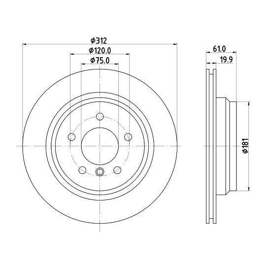 8DD 355 106-791 - Brake Disc 