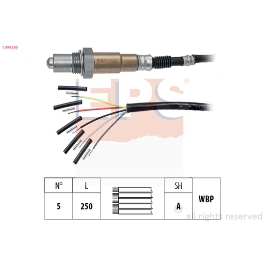 1.998.560 - Lambda Sensor 