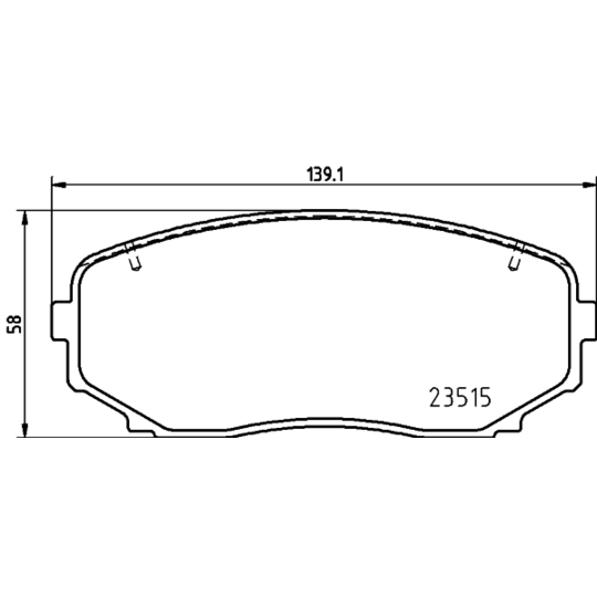 8DB 355 037-911 - Brake Pad Set, disc brake 