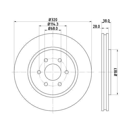 8DD 355 119-001 - Brake Disc 