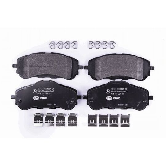 8DB 355 021-321 - Brake Pad Set, disc brake 