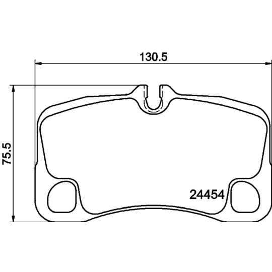 8DB 355 013-791 - Brake Pad Set, disc brake 