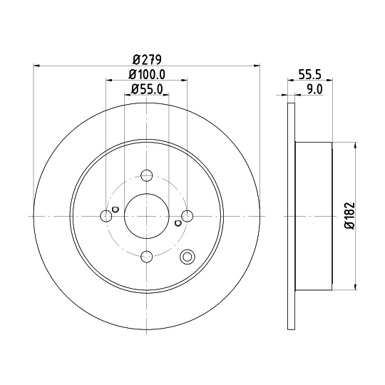 8DD 355 110-511 - Brake Disc 