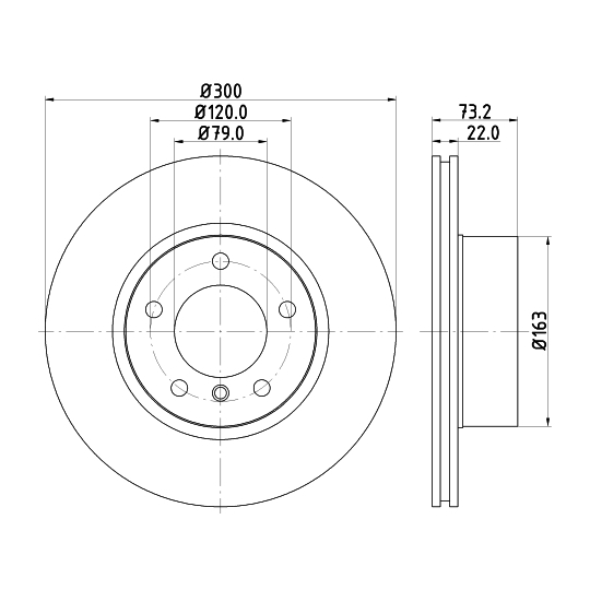 8DD 355 118-041 - Brake Disc 