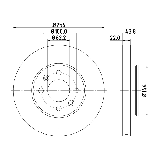 8DD 355 117-981 - Brake Disc 