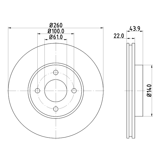 8DD 355 118-291 - Brake Disc 