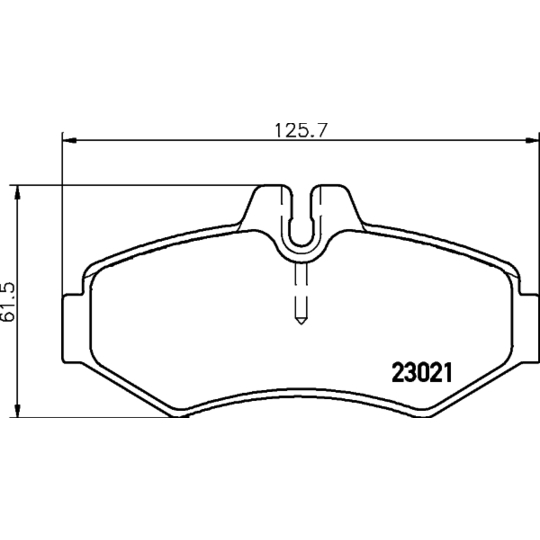 8DB 355 008-651 - Piduriklotsi komplekt,ketaspidur 