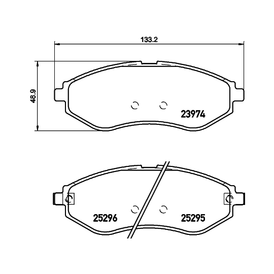 8DB 355 017-351 - Brake Pad Set, disc brake 