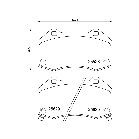 8DB 355 025-871 - Brake Pad Set, disc brake 