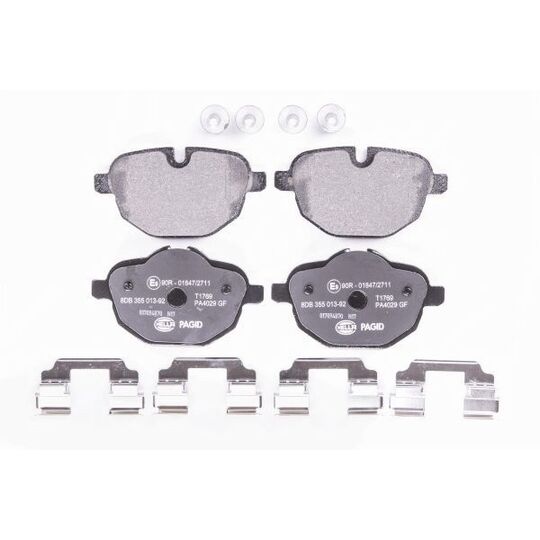 8DB 355 013-921 - Brake Pad Set, disc brake 